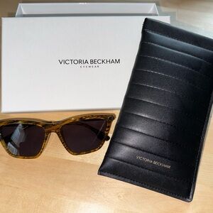 Victoria Beckham Brown Sunglasses